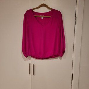 Veronica M hot pink blouse-xl-nwot